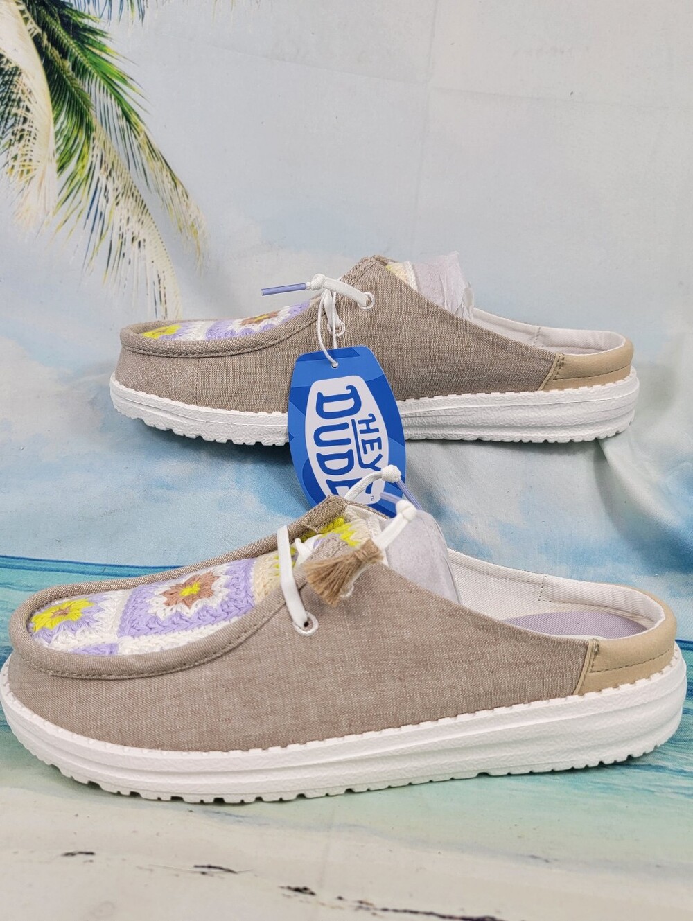 Hey Dude Wendy Crochet Cottage Mule Womens 9 - Picture 5 of 9